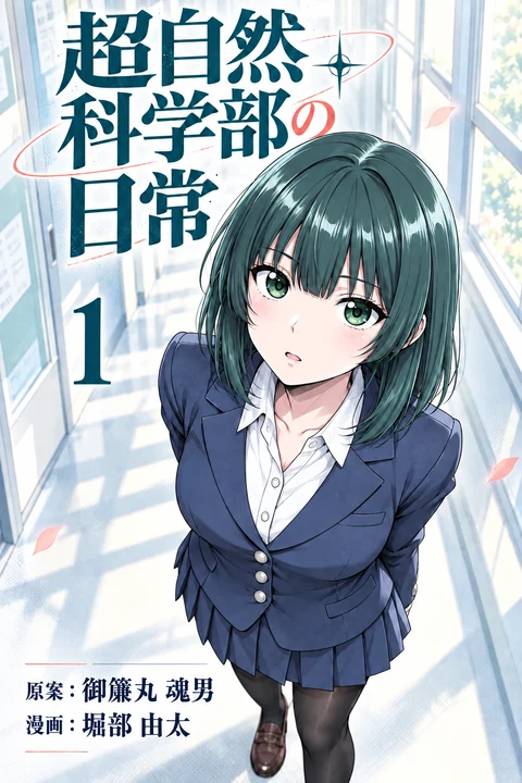 超自然科学部の日常 漫画第1巻の表紙
